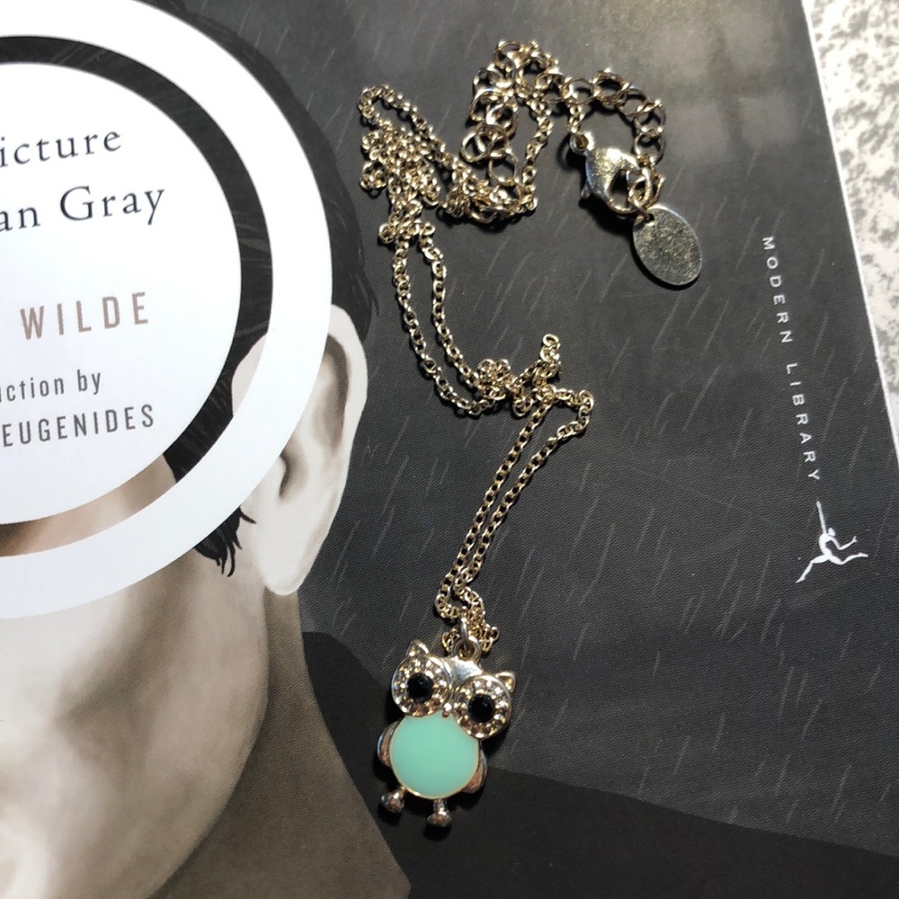 Claire’s Owl Golden Necklace